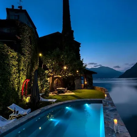 La Filanda -pieds Dans L'eau On Como- Villa *